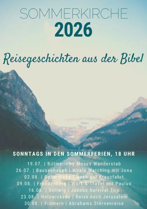 Plakat Sommerkirche